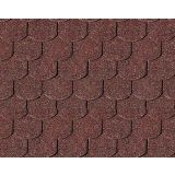 STREŠNE SKODLE KARIBU KLASIČNE TEMNO RDEČE