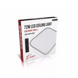 STROPNA LED LUČ, KVADRAT, 72W STAR + DALJINSKI UPRAVLJALEC