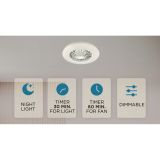 STROPNI VENTILATOR FEROTEHNA LIVIA D486 48W 3000-6500K RC