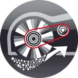 SESALNIK ZA PRŠICE HOOVER MBC 500 UV VORTEX