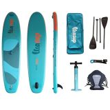 SUP WASUP LITE 112 11.2X32X6 TURKIZ S KAJAK VESLOM IN SEDEŽEM