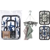 SUŠILO EH VISEČE ZA KUHINJSKE KRPE Z 18 ŠČIPALKAMI