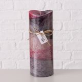 SVEČA BOLTZE RDEČA, VIŠINA 25 CM FI 10 CM, SORT