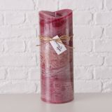 SVEČA BOLTZE RDEČA, VIŠINA 25 CM FI 10 CM, SORT