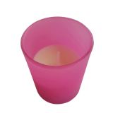 SVEČA V KOZARCU HENRIKSON ROZA