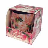 SVEČA MULLER DIŠEČA STEKLO LOVELY FLOWERS