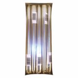 SVEČA MULLER KONUS SREBRNA 21X250