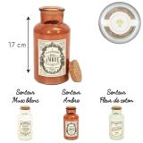 SVEČA V KOZARCU HOME DECO DIŠEČA V RETRO STEKLENIČKI V17CM