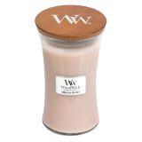 SVEČA V KOZARCU WOODWICK CLASSIC LARGE VANILA & SEA SALT