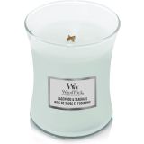 SVEČA V KOZARCU WOODWICK CLASSIC MEDIUM SAGEWOOD & SEAGRASS