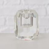 SVEČNIK BOLTZE PROZOREN/SIV, STEKLO, SORT