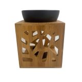 SVEČNIK MULLER IZPARILNIK, KERAMIKA BAMBUS, PATTERN 2