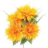 SVILENO CVETJE DAR KRIZANTEMA PAJKOVKA ŠOPEK X9 RUMEN