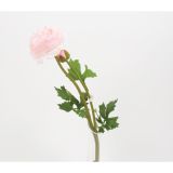 SVILENO CVETJE DAR RANUNKULUS VEJICA 48CM X2 ROZA