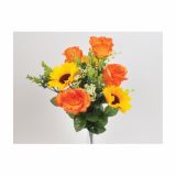 SVILENO CVETJE DAR VRTNICA IN SONČNICA ŠOPEK X12