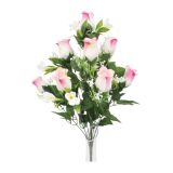 SVILENO CVETJE DAR VRTNICA, JASMIN ŠOPEK X 10 ROZA