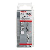 LIST VBODNE ŽAGE BOSCH T 101 D 25-DELNI KOMPLET