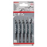 LIST VBODNE ŽAGE BOSCH T 144 DP 5-DELNI KOMPLET
