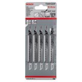 LIST VBODNE ŽAGE BOSCH T 301 CDF 5-DELNI KOMPLET
