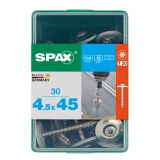 RF UNIVERZALNI VIJAK SPAX T-STAR A2 4.5X45 ZAV=30KOS S PODLOŽKO