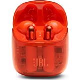 SLUŠALKE JBL T225TWS PROSOJNA ORANŽNA