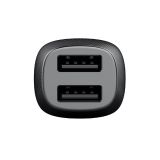 TACTICAL AVTOPOLNILEC 2X USB-A QC 24W 3A S KABLOM LIGNTNING LICENČNI POLNILEC- SIV