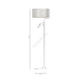 TALNA SVETILKA MILAGRO SENSO BELA 1XE27 MLP7311 + 1X MINI GU10