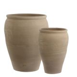 GLINENI ZUNANJI LONEC MICA TANGER LONEC OKROGEL RJAV - V46XD37CM