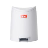 KOPALNIŠKI KOŠ ZA SMETI TATAY BELI KOŠ ZA SMETI 3L S PEDALOM, STANDARD PP