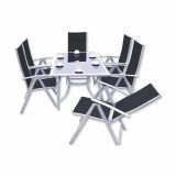 TEKSTILNA GARNITURA BIVA NYBRO 7-DELNA, SIVA