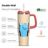 TERMO STEKLENICA, POSODA HOMEY 1.2 LIT HICE ORANŽNO BEŽ TERMO LONČEK HAUSLINE