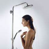 PIPA ZA TUŠ KAD HANSGROHE CROMA 220, STOJEČA OKROGLA, PRHA, GIB. CEV