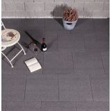 BETONSKA PLOŠČA ZOBEC TETRA 50X50X3.8 CM BAZALTNO ČRNA