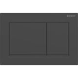 TIPKA, AKTIVIRNA GEBERIT OMEGA 20 EASY ČRNA MAT DVOKOLIČINSKA