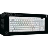 TIPKOVNICA LOGITECH G PRO X TKL LIGHTSPEED TACTILE, BELA