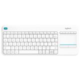 TIPKOVNICA LOGITECH K400, BELA