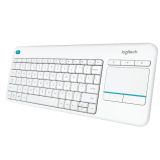 TIPKOVNICA LOGITECH K400, BELA