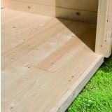 TLA ZA LESENO HIŠKO KARIBU BASTRUP 5, 280X1.9X280 CM