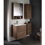 TOALETNA OMARICA GEBERIT SELNOVA SQUARE Z OGLED. OREH - HICKORY 59X85