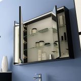 TOALETNA OMARICA KOLPA SAN TOD 80 BEIGE DONNA Z OGLEDALOM IN LED LUČKO