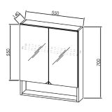 TOALETNA OMARICA KOLPA SAN TOE 55 GREY