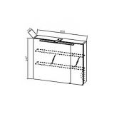 TOALETNA OMARICA KOLPA SAN TOO 80 WH OXANA BELA TOAL. Z LED, STIKALO,VTIČ