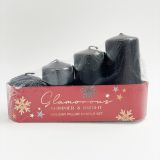 TOP SVEČA MULLER ADVENT NIVO ČRNA MIX 40/55-70-85-102 4/1