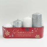 TOP SVEČA MULLER ADVENT NIVO SREBRNA 40/55-70-85-104 4/1