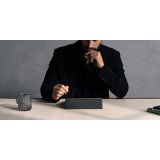 TORBA / NAHRBTNIK BOOX MAGNETNI PREKLOPNI ETUI TAB ULTRA C PRO RJAVO ČRN