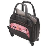 TORBA / NAHRBTNIK KENSINGTON 15.6' S KOLEŠČKI ČRN K60380WW