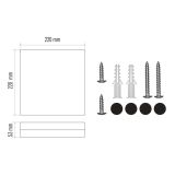 NADGRADNA STROP. SVETILKA EMOS TORI LED 15W NW KVADRATNA