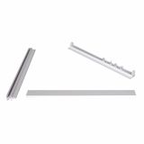 TRAČNICA DOPLAST 120 CM BREZ ROBA ENOTIRNA AL BELA