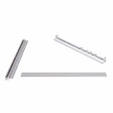 TRAČNICA DOPLAST 200 CM BREZ ROBA ENOTIRNA AL BELA