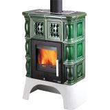 KAMINSKA PEČ HAAS+SOHN TREVISO II 339.15 BISERNO ČRNA/ZELEN